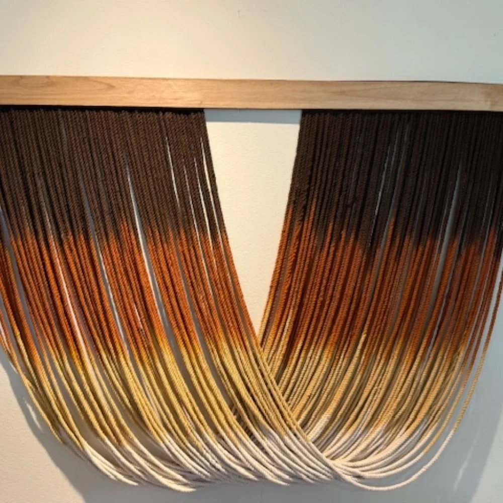 Fiber Tie-Dye Macrame wall Hanging